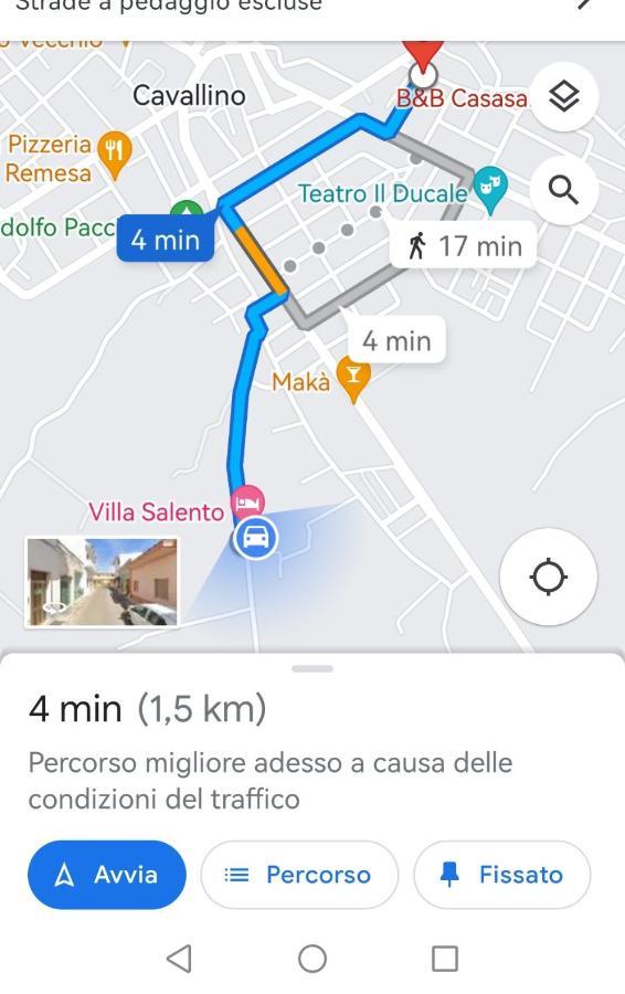 Casasalento Hotel Кавалино ди Лече Екстериор снимка